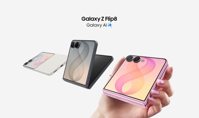 Samsung Galaxy Z Flip8 with Galaxy AI